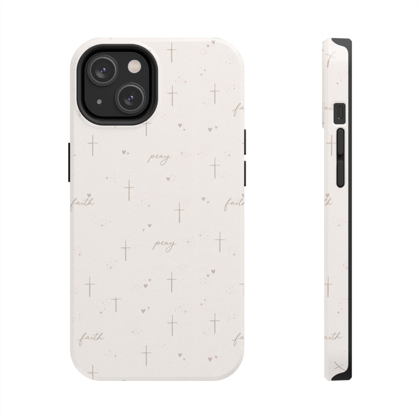 Pray with Faith Phone Case | Christian floral iPhone Case