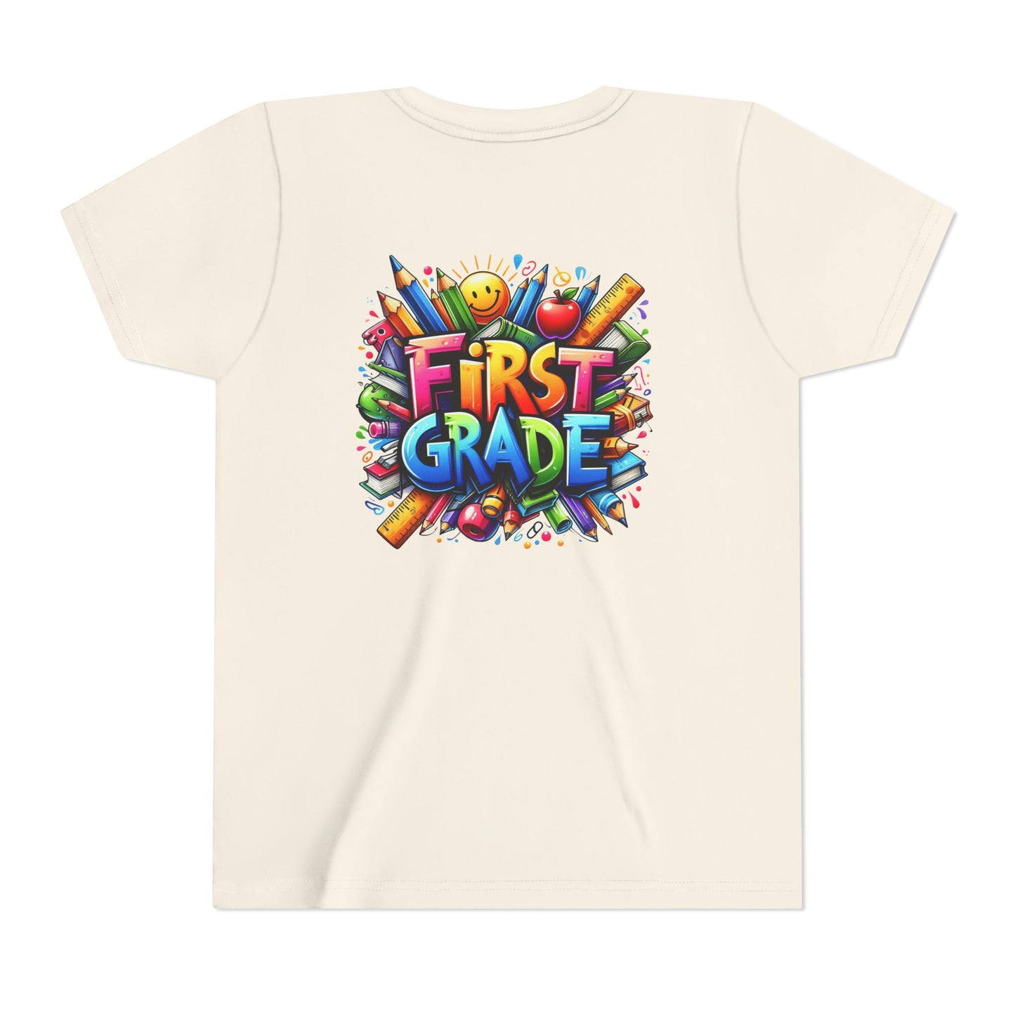 First Grade Kids Tee — Colorful Back-to-School Shirt for Boys & Girls