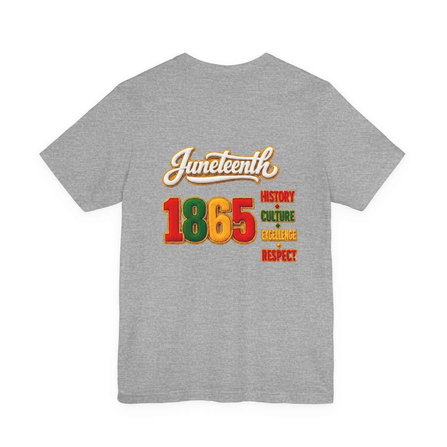 Juneteenth 1865 Tee — History • Culture • Excellence • Respect T-Shirt