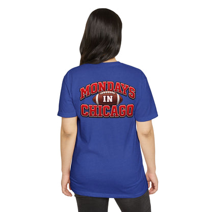 Mondays in Chicago Football T-Shirt