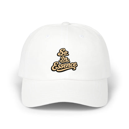 Dad Cap — "So In Essence" Embroidered Retro Script Hat