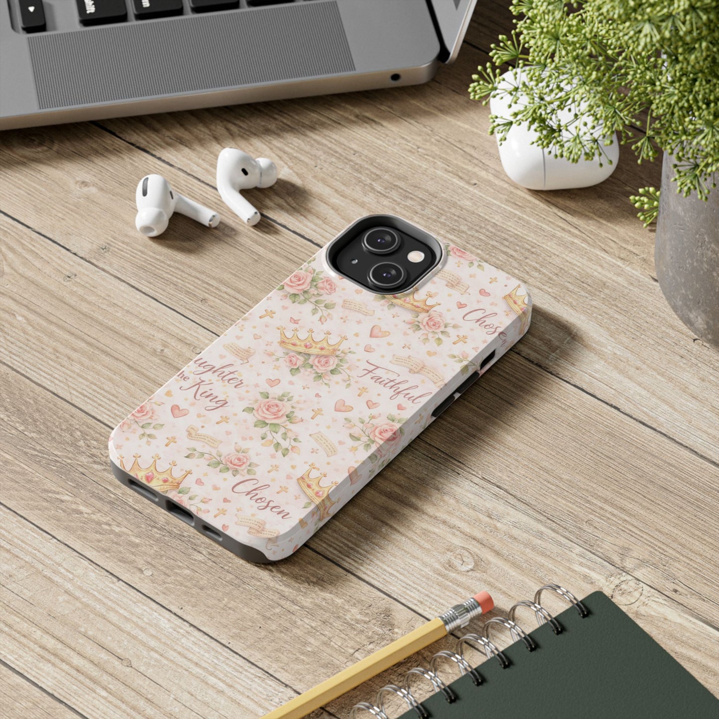 Daughter Of The King Phone Case | Christian Floral iPhone Case