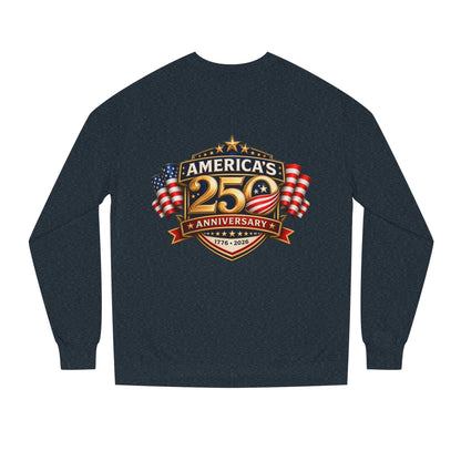 America's 25th Anniversary Sweatshirt — Patriotic USA Flag Crewneck (1776–2026)