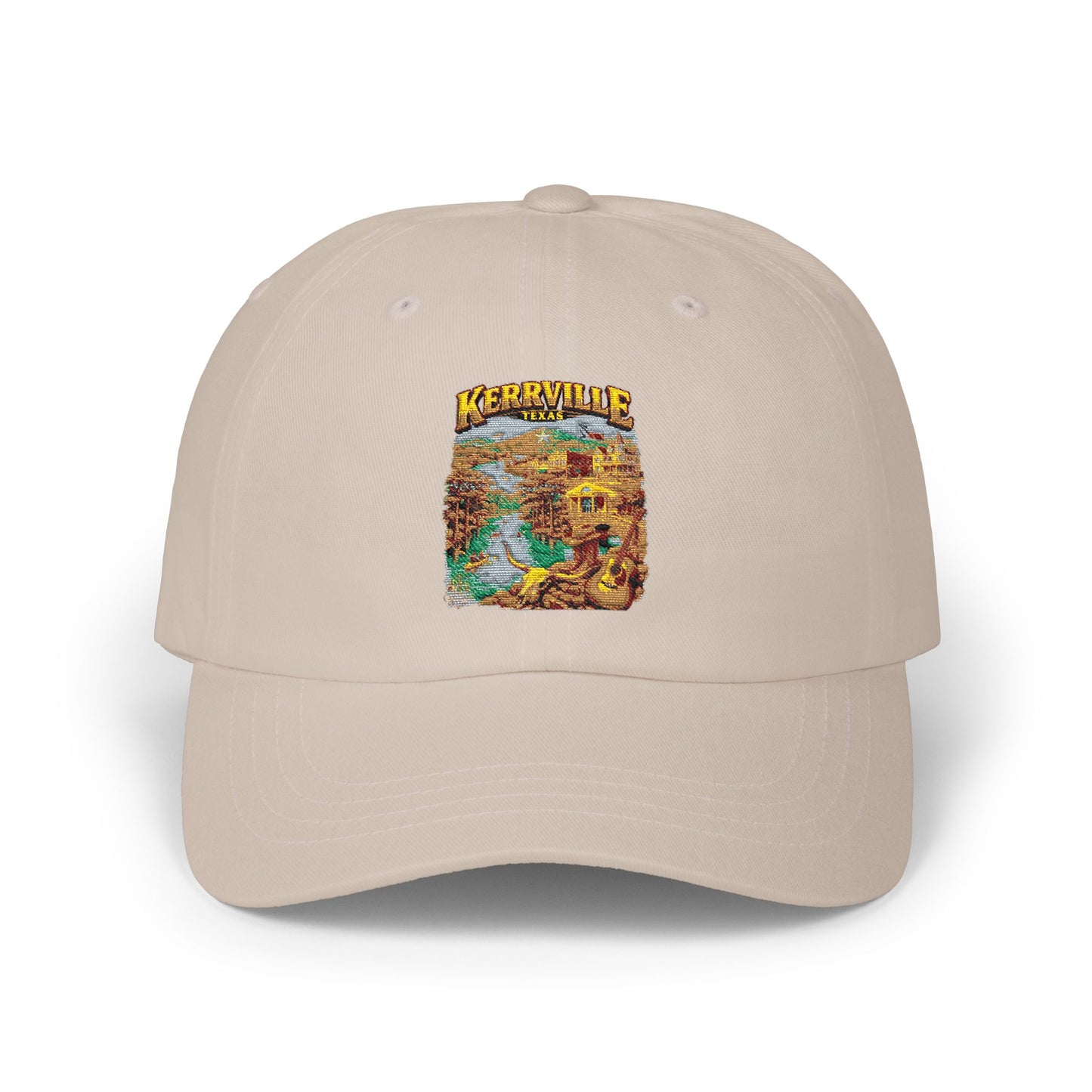 Dad Cap — Vintage Golden Lion Patch Graphic