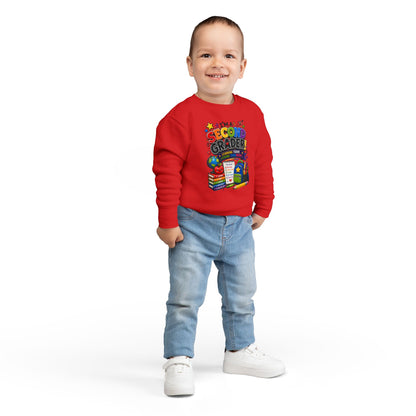 I'm a Second Grader Toddler Sweatshirt — Cute Back-to-School Kids Crewneck