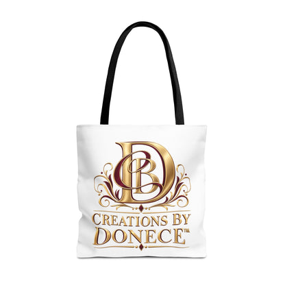 Creations by Donece Gold Logo Tote