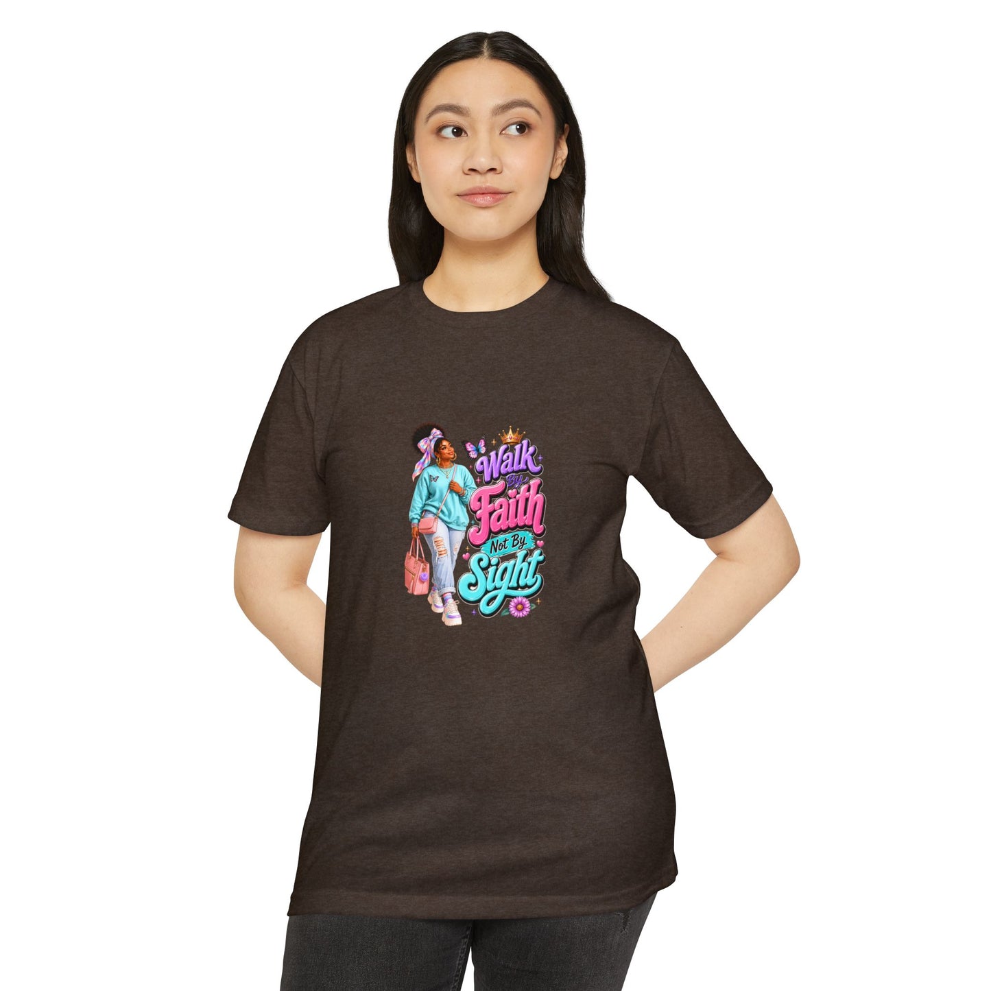 Faith Graphic T-Shirt — “Walk by Faith, Not by Sight” Inspirational Tee