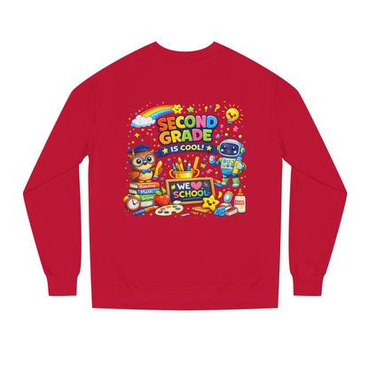 Second Grade Is Cool Sweatshirt – Cute School Kids Crewneck