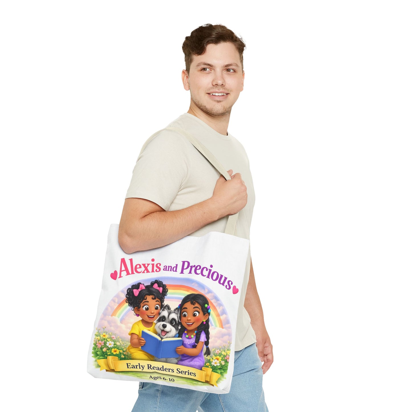 Children's Tote Bag – "Alexis and Precious" Early Readers Book Design