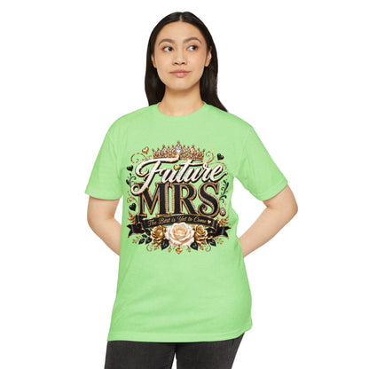 Future MRS T-Shirt — Bridal 'Future Mrs.' Graphic Tee for Bachelorette & Engagement