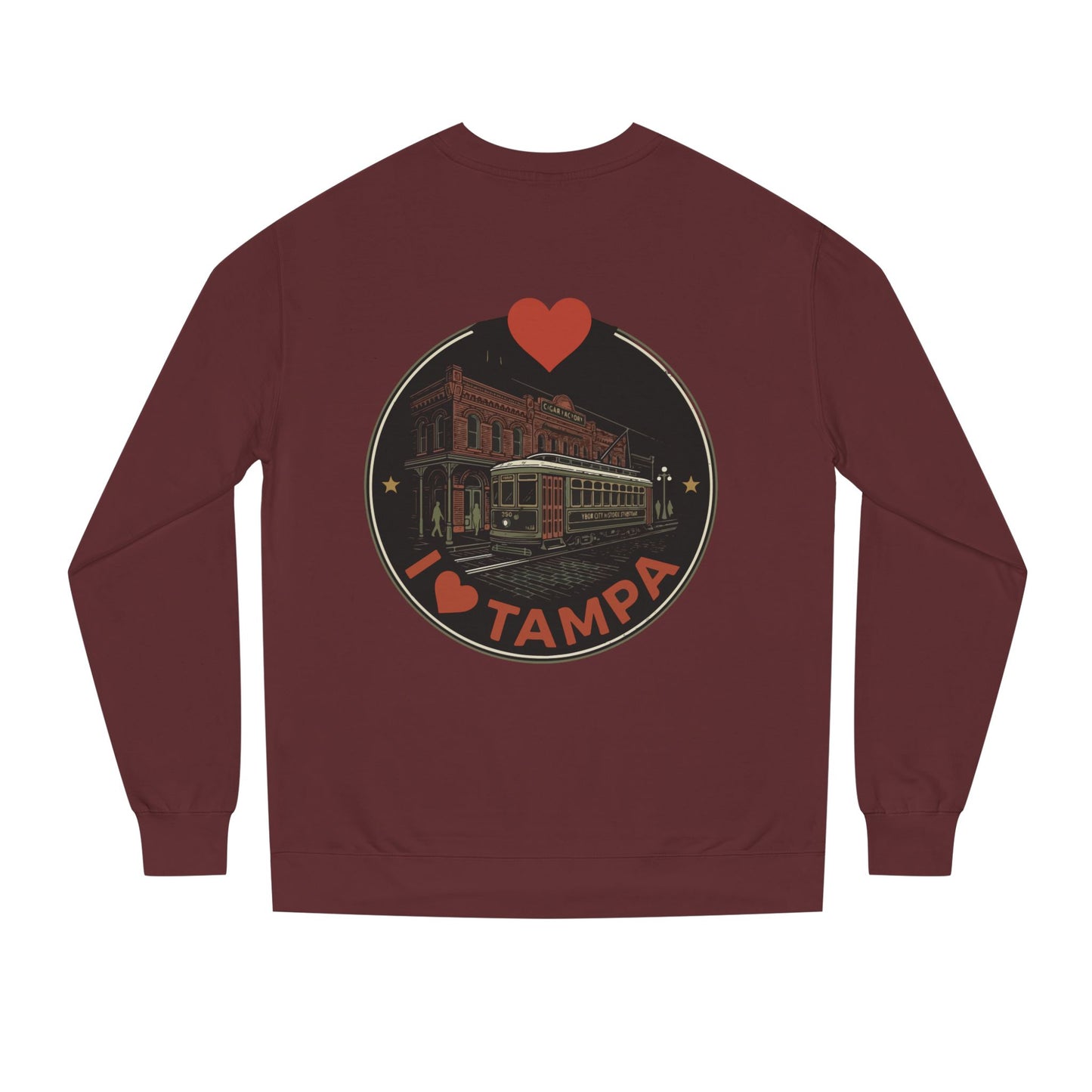 Tampa Sweatshirt — I  Tampa Vintage Streetcar Crewneck