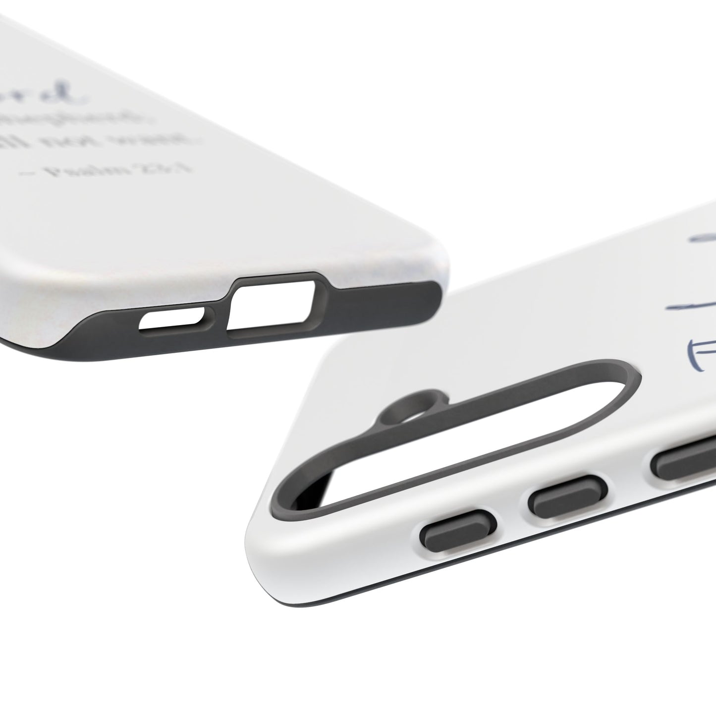 Psalm 23:1 Phone Case — "The Lord is my shepherd; I shall not want" Christian Protective Cover