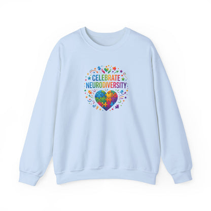 Celebrate Neurodiversity Crewneck Sweatshirt