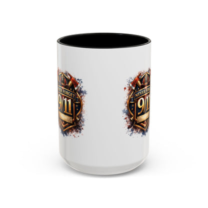 Never Forget 9/11 Memorial Coffee Mug