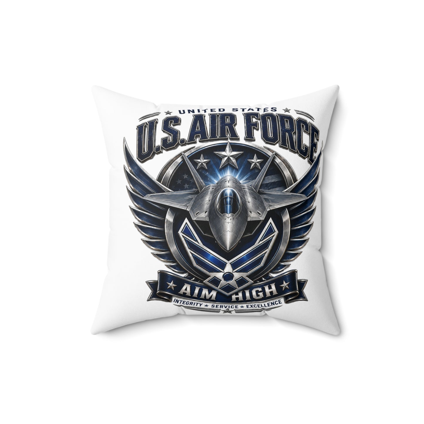U.S. Air Force 'Aim High' Decorative Throw Pillow
