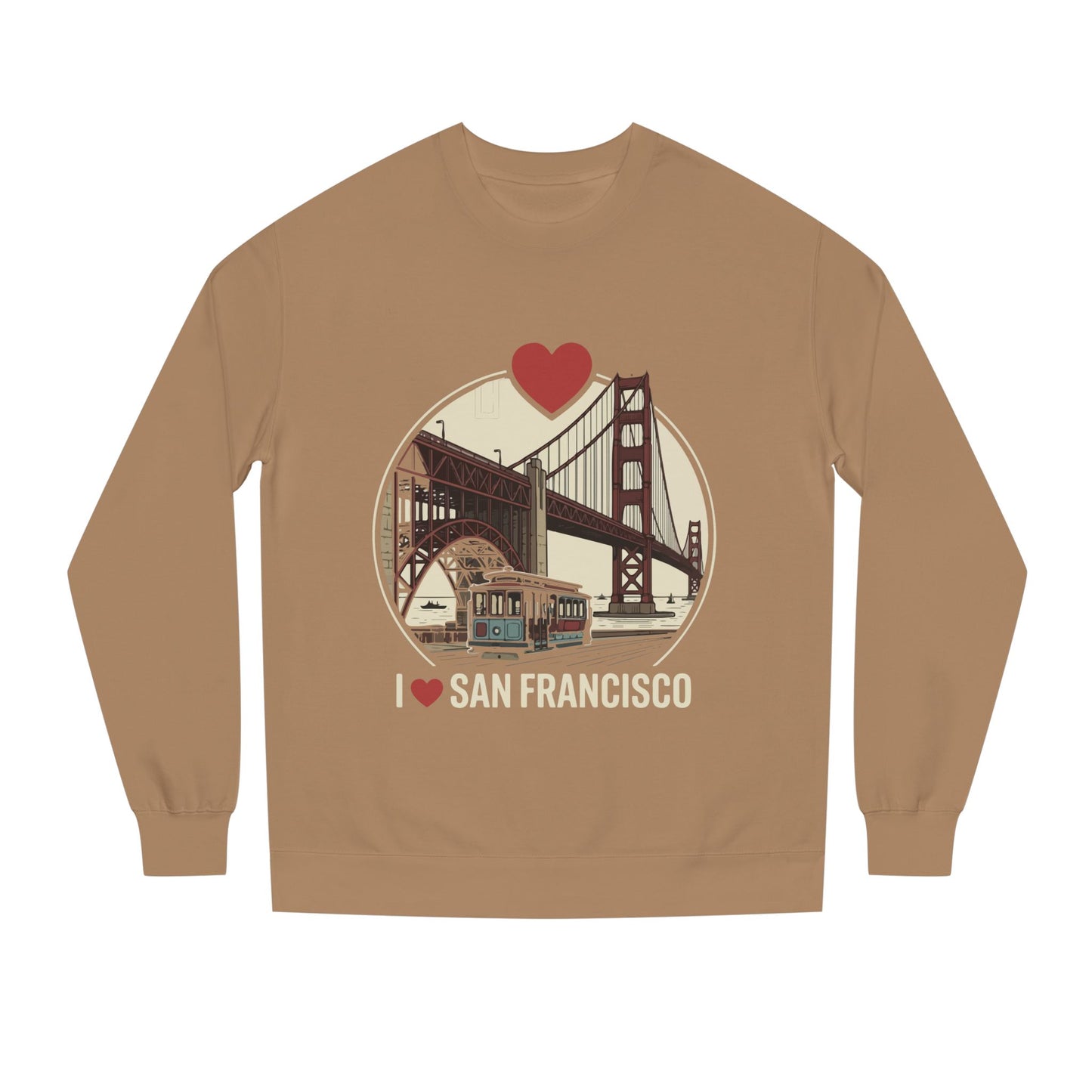 San Francisco Sweatshirt – I  San Francisco Golden Gate Bridge Crewneck