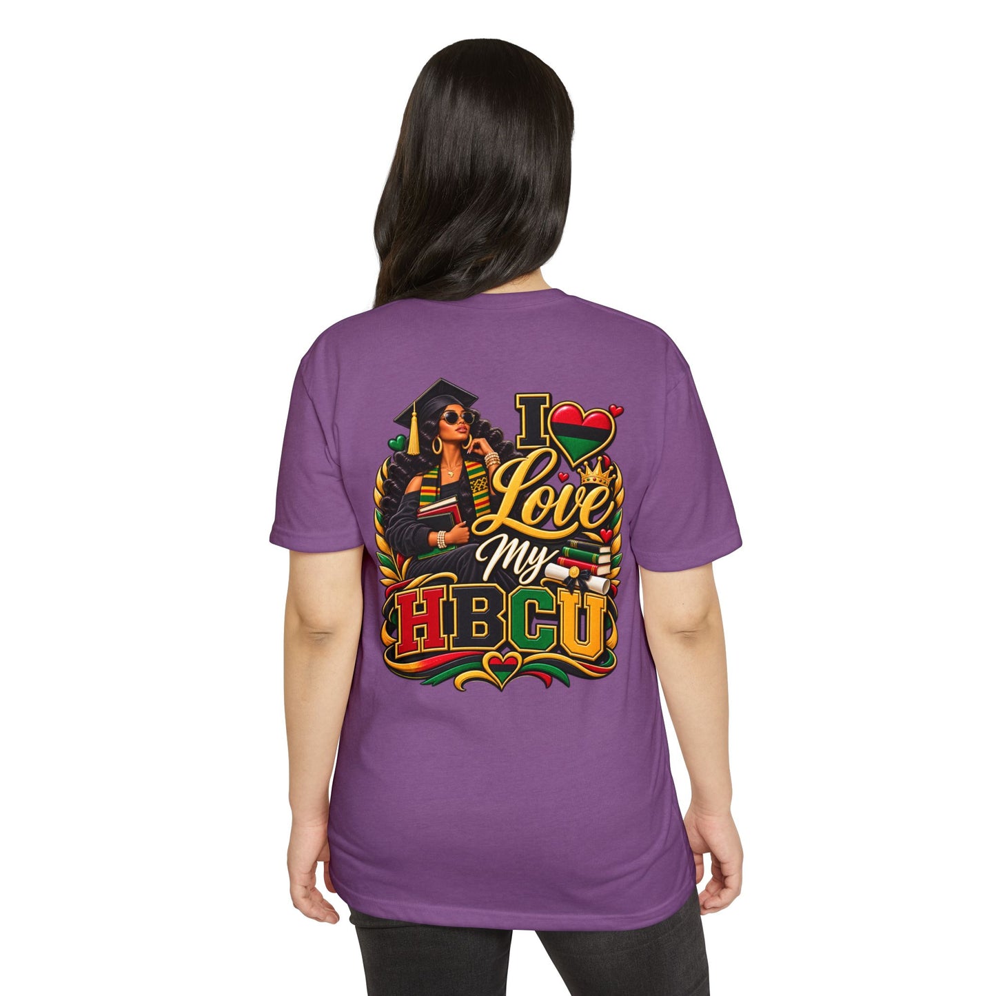 I Love My HBCU T-Shirt — Black Graduate Pride Graphic Tee