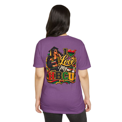 I Love My HBCU T-Shirt — Black Graduate Pride Graphic Tee