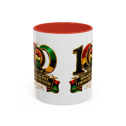 100 Years Commemorative Coffee Mug — "Honoring the Past, Empowering the Future"
