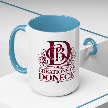 Creations by Donece Logo Accent Coffee Mug (11/15oz)