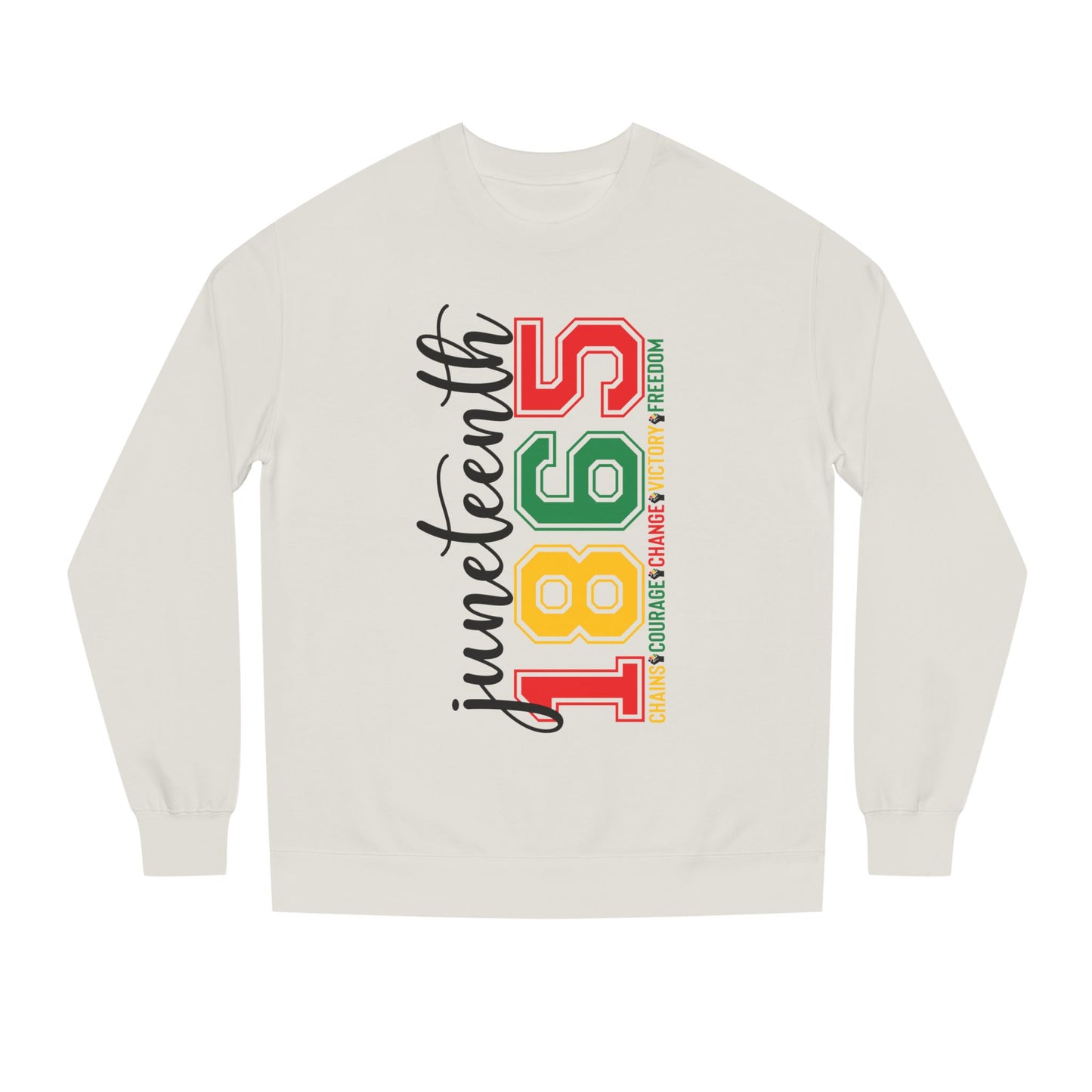 Juneteenth 1865 Crewneck Sweatshirt – Black History Celebration Pullover