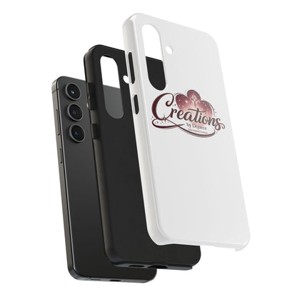 Tough Phone Case — "Creations by Donece" Logo Protective Phone Cover