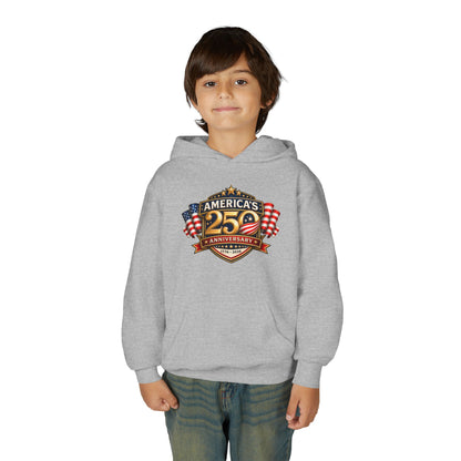 Youth Hoodie — "America's 250th Anniversary" Patriotic 1776-2026 Celebration Design