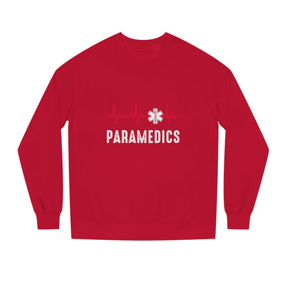 Paramedics Crewneck Sweatshirt — EMS Star of Life Heartbeat Design