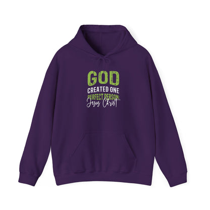 "God Created One Perfect Person Jesus Christ" Hoodie