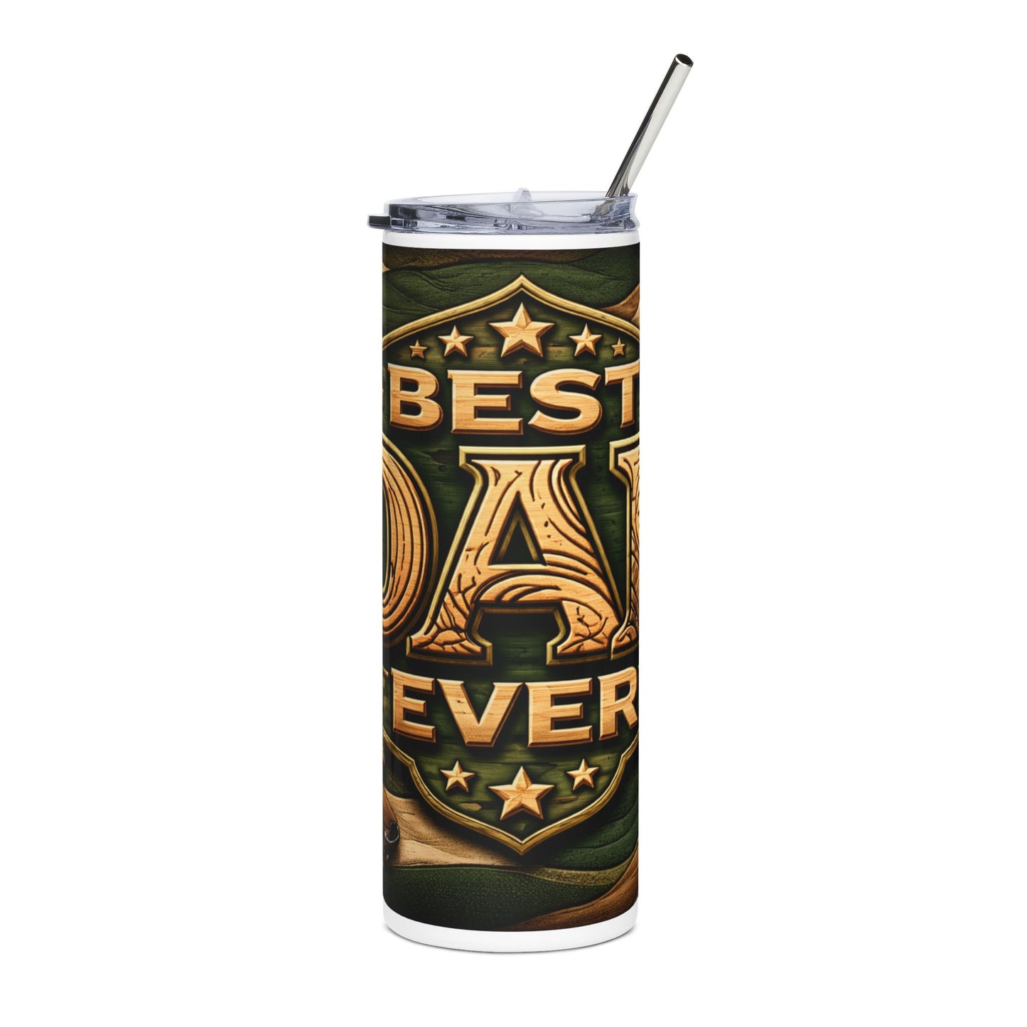 Best Dad Ever Stainless Steel Tumbler — 20oz Insulated Travel Cup