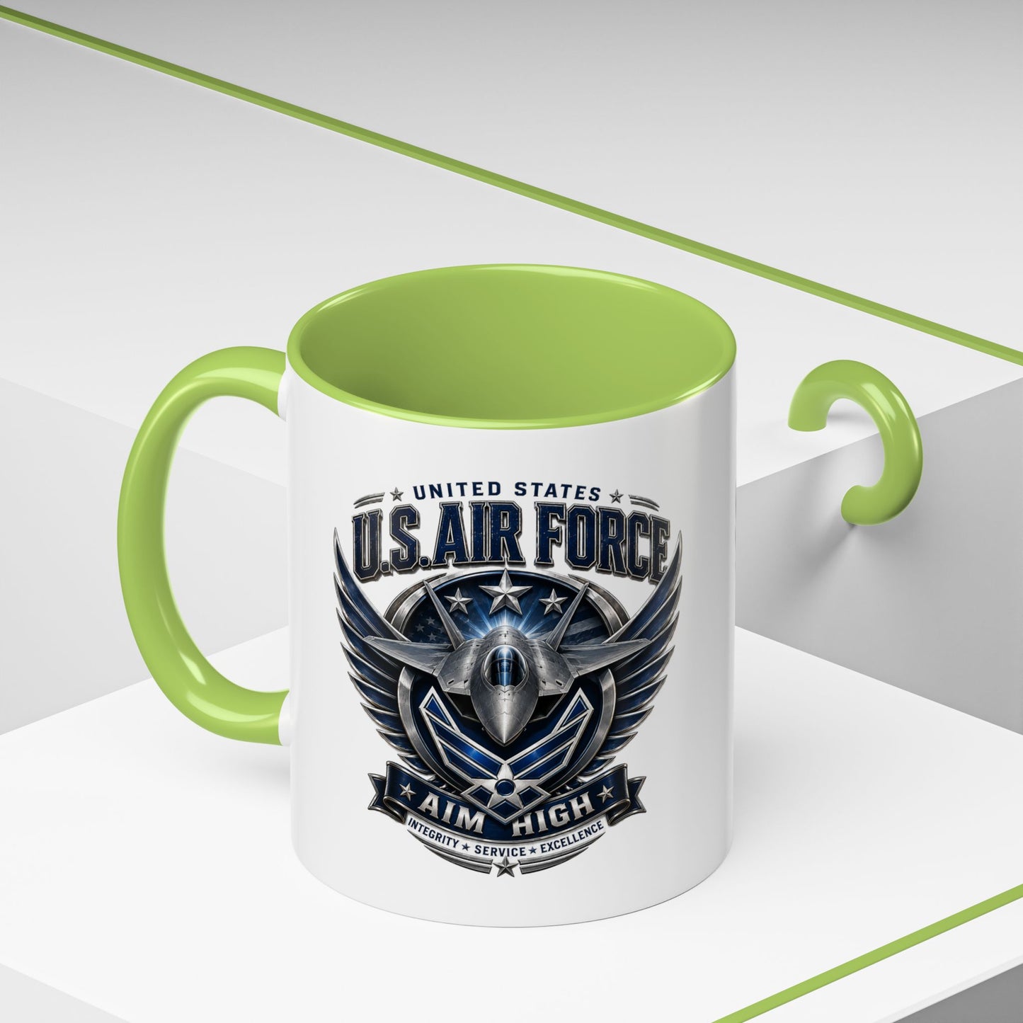 U.S. Air Force Aim High Accent Coffee Mug (11/15oz)