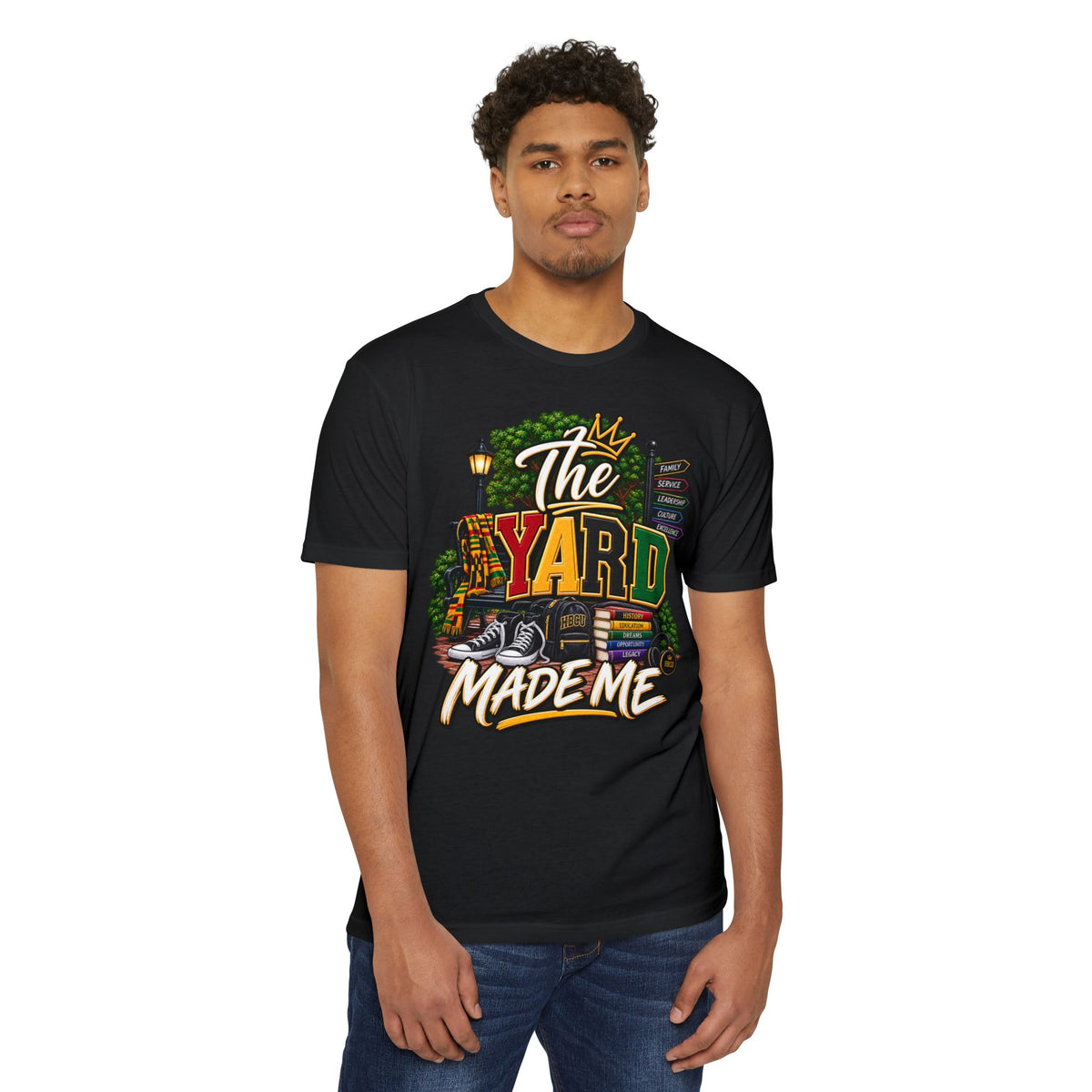 The Yard Made Me T-Shirt — Retro Urban Streetwear Tee