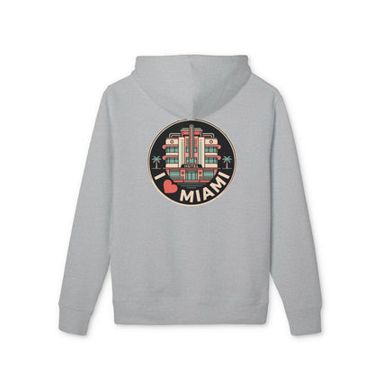Miami Art Deco Hoodie — I  Miami Vintage Travel Sweatshirt