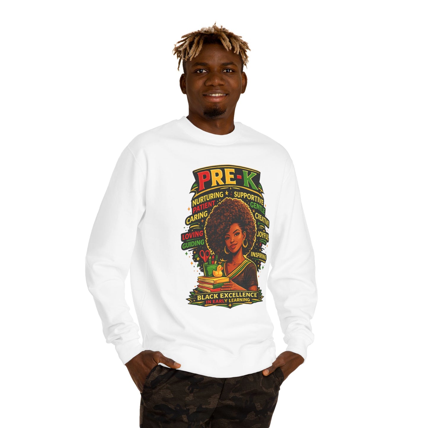 PRE-K Black Excellence Sweatshirt — Nurturing Early Learning Crewneck