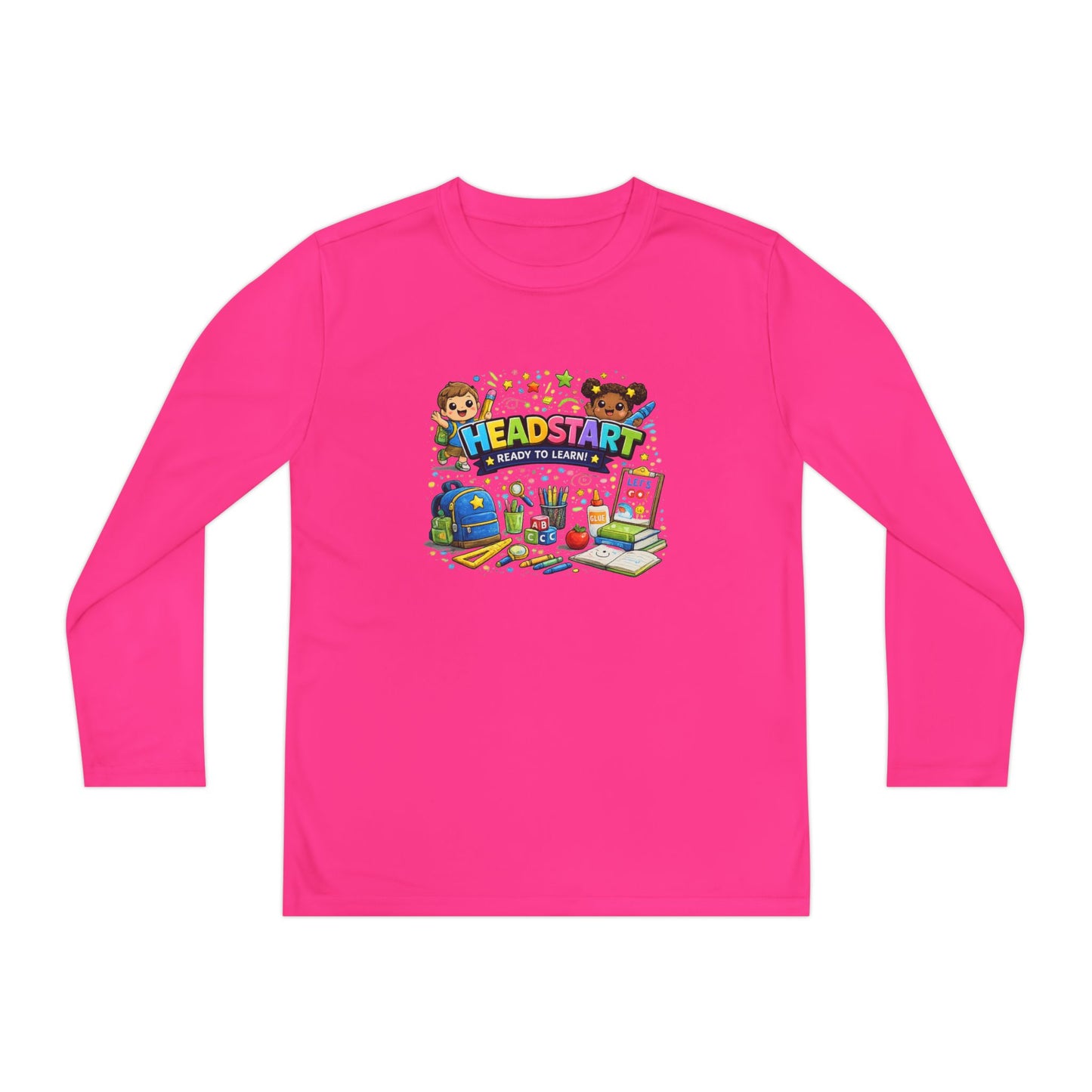 Head Start Kids Long Sleeve Tee — Back-to-School Preschool Shirt