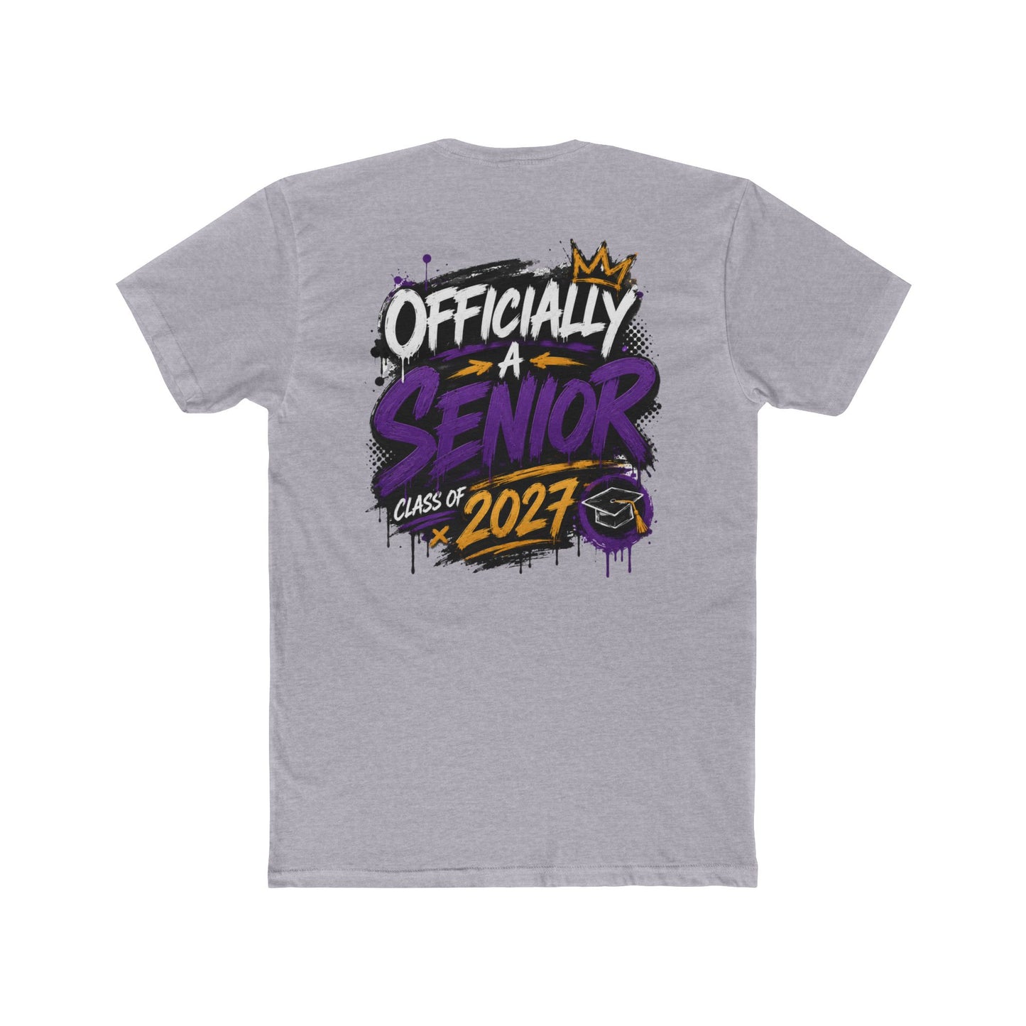 Officially A Senior Class of 2027 T-Shirt — Graduation Tee for High School Seniors