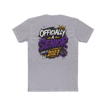 Officially A Senior Class of 2027 T-Shirt — Graduation Tee for High School Seniors