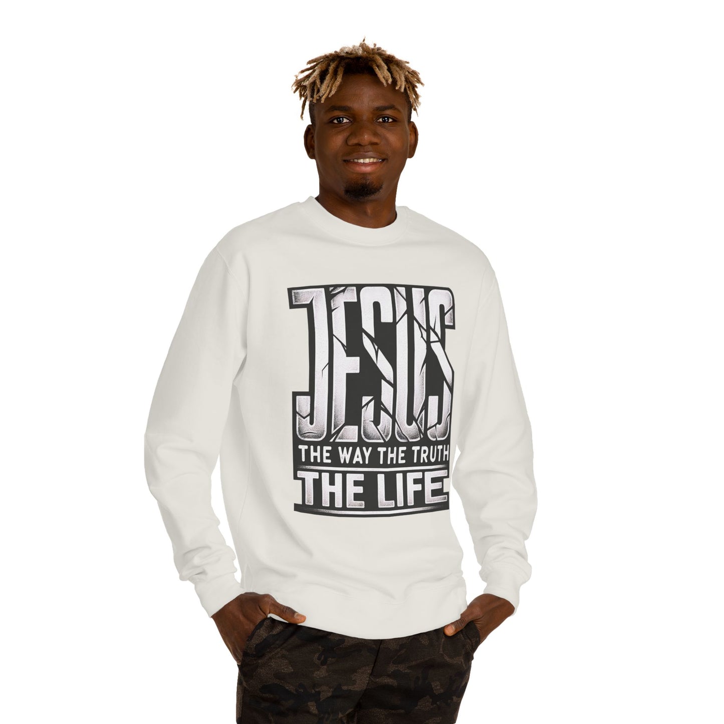 Jesus 'The Way The Truth The Life' Crewneck Sweatshirt