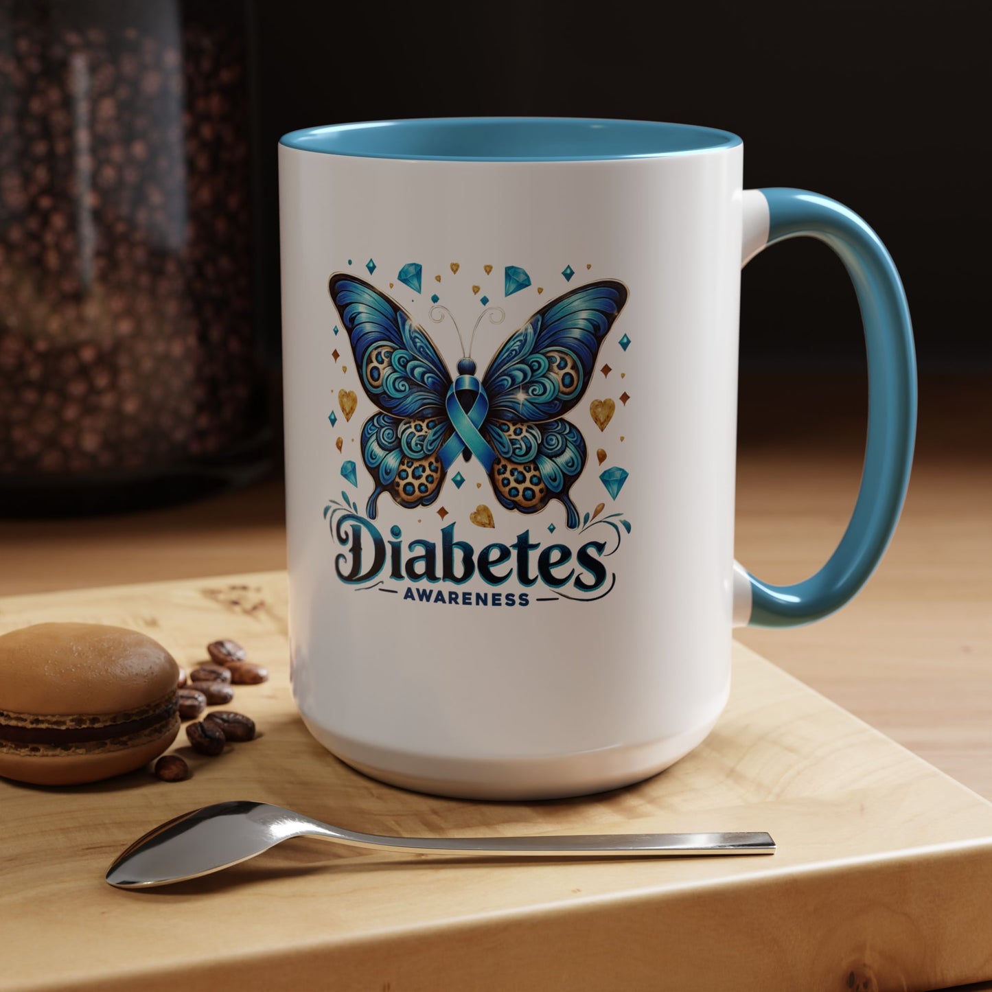 Diabetes Awareness Butterfly Coffee Mug (11/15oz)