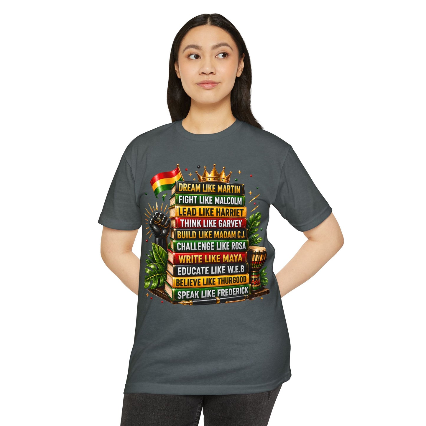 Inspirational Black History Leaders Graphic T-Shirt