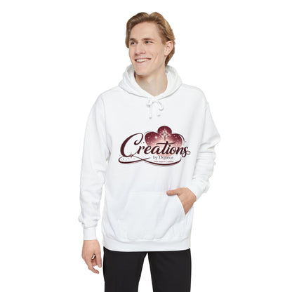 Creations by Joyce Floral Logo Hoodie — Women's Casual Graphic Pullover