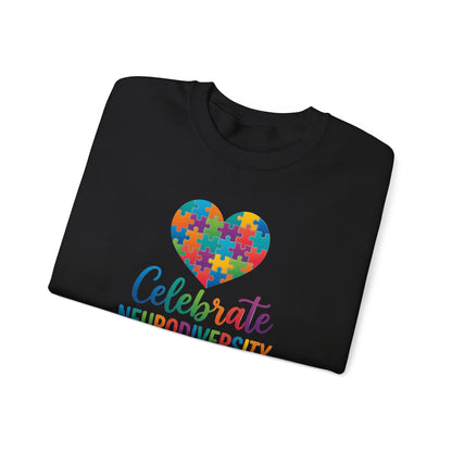 Celebrate Neurodiversity  Crewneck Sweatshirt