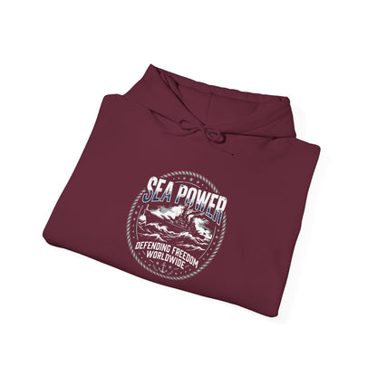 Sea Power: Defending Freedom Worldwide Hoodie