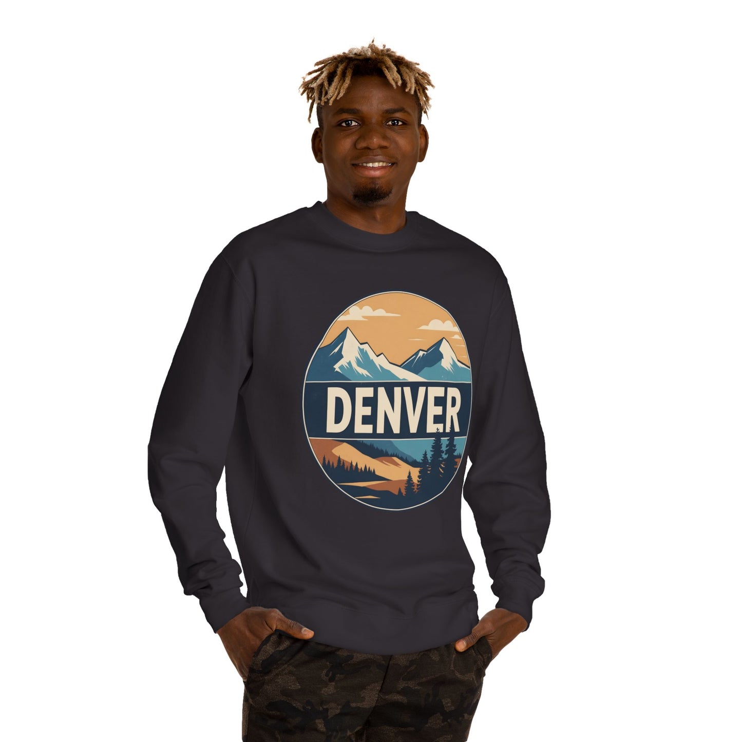 Denver Mountain Badge Sweatshirt