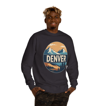Denver Mountain Badge Sweatshirt