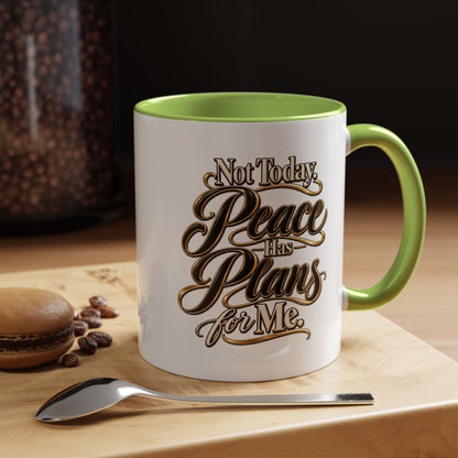Peace Has Plans for Me Coffee Mug — Inspirational Faith Morning Mug