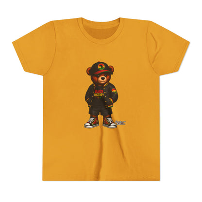 Kids 'Black History' Streetwear Bear Tee
