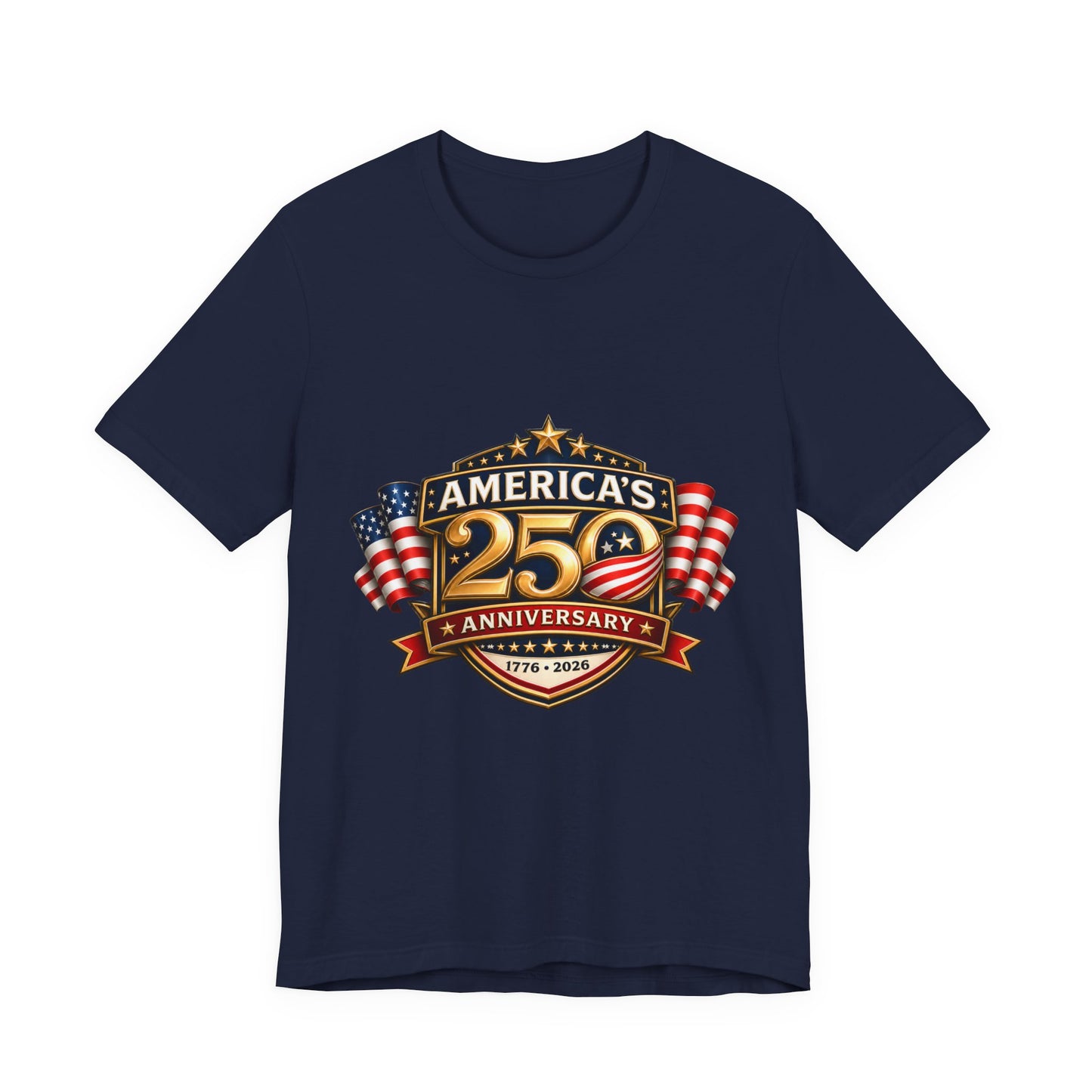 America's 250th Anniversary T-Shirt – 1776–2026 Patriotic USA Flag Tee