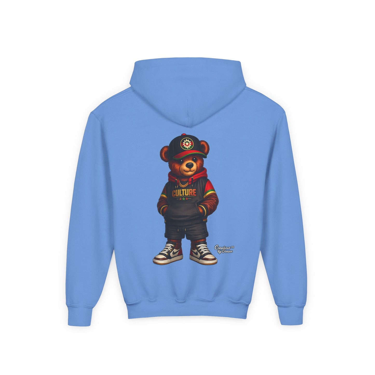 Kids Bear Hoodie — Streetwear Teddy Graphic Sweatshirt
