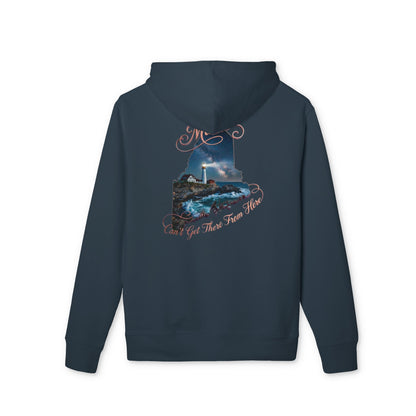 State Map Hoodie — Maine Scenic Lighthouse "You Get There From Here"